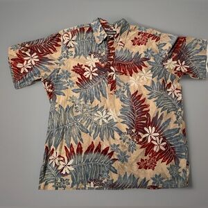 Vintage Phil Edward’s by Reyn Spooner Reverse Print Tropical Shirt Sz XL